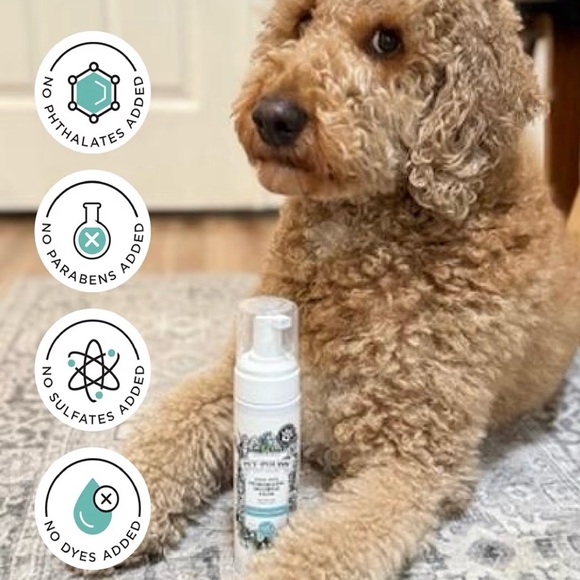 2x Pet-Pourri Rinse Free Dog Shampoo Foam Deodorizing Dry Wash For Pets 6oz Each - Picture 7 of 13
